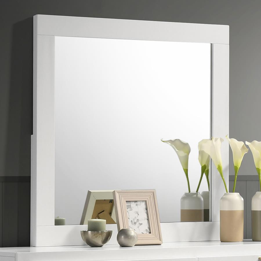 Caraway Dresser Mirror White view 2