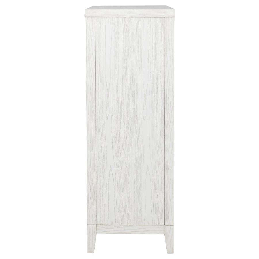Marielle 5-drawer Bedroom Chest Distressed White view 5