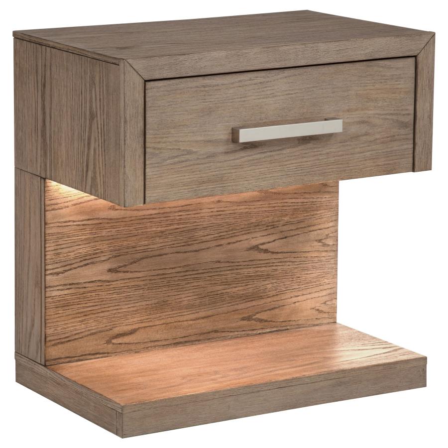 Kenora 5-piece Eastern King Bedroom Set Barley Brown view 5