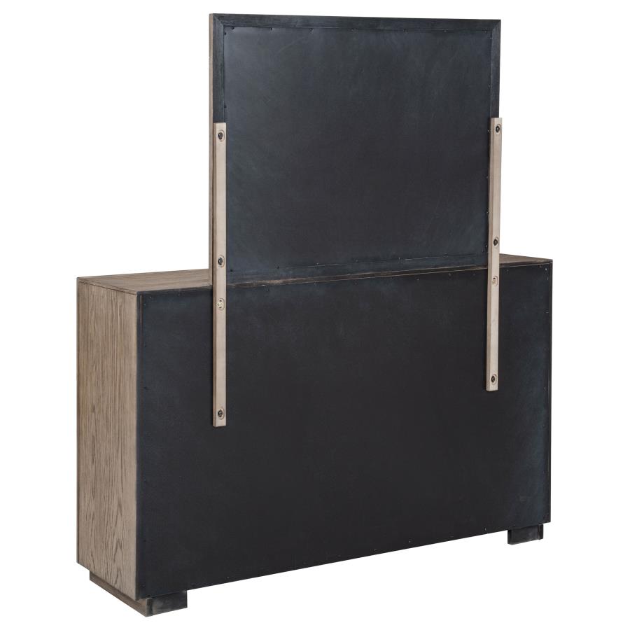 Kenora 6-drawer Dresser and Mirror Barley Brown view 6