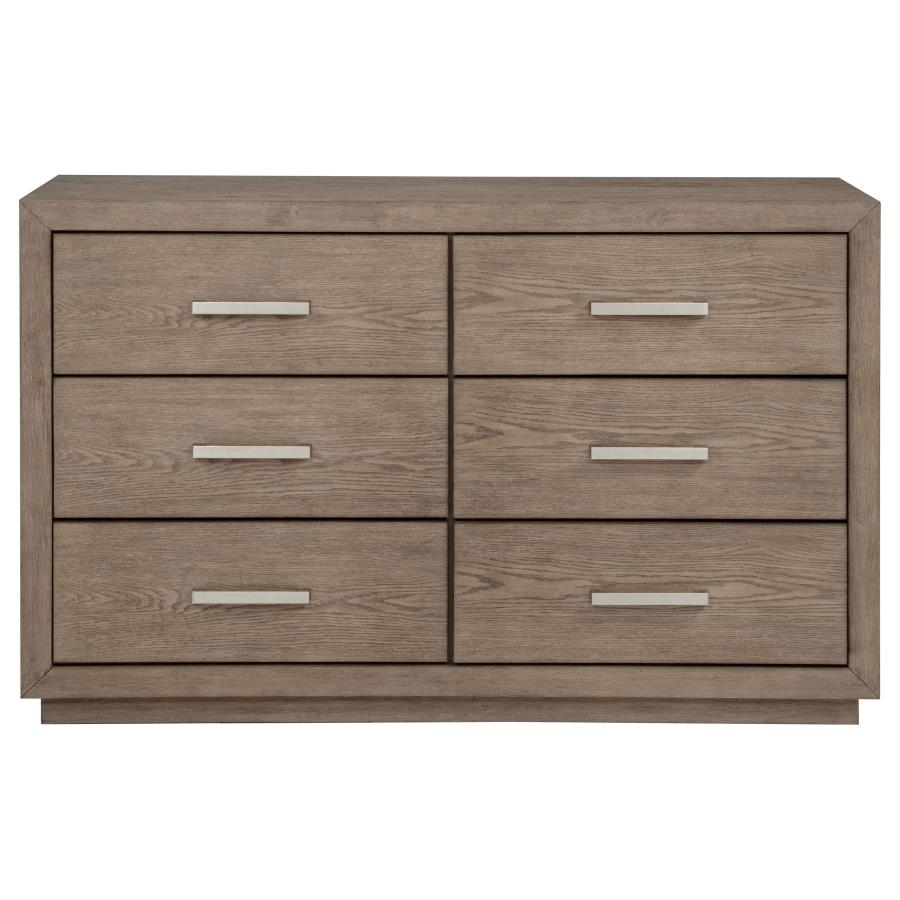 Kenora 6-drawer Dresser Barley Brown view 3