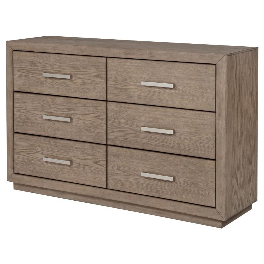 Kenora 6-drawer Dresser Barley Brown view 4