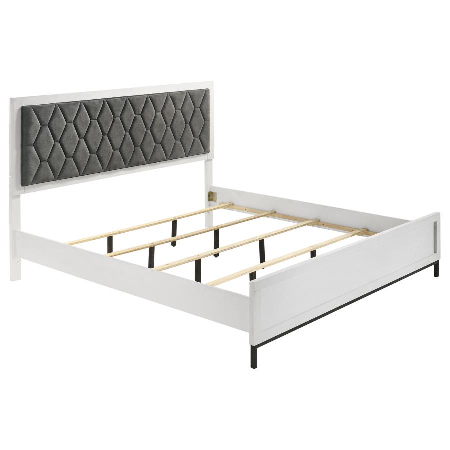Sonora 4-piece Eastern King Bedroom Set White view 3
