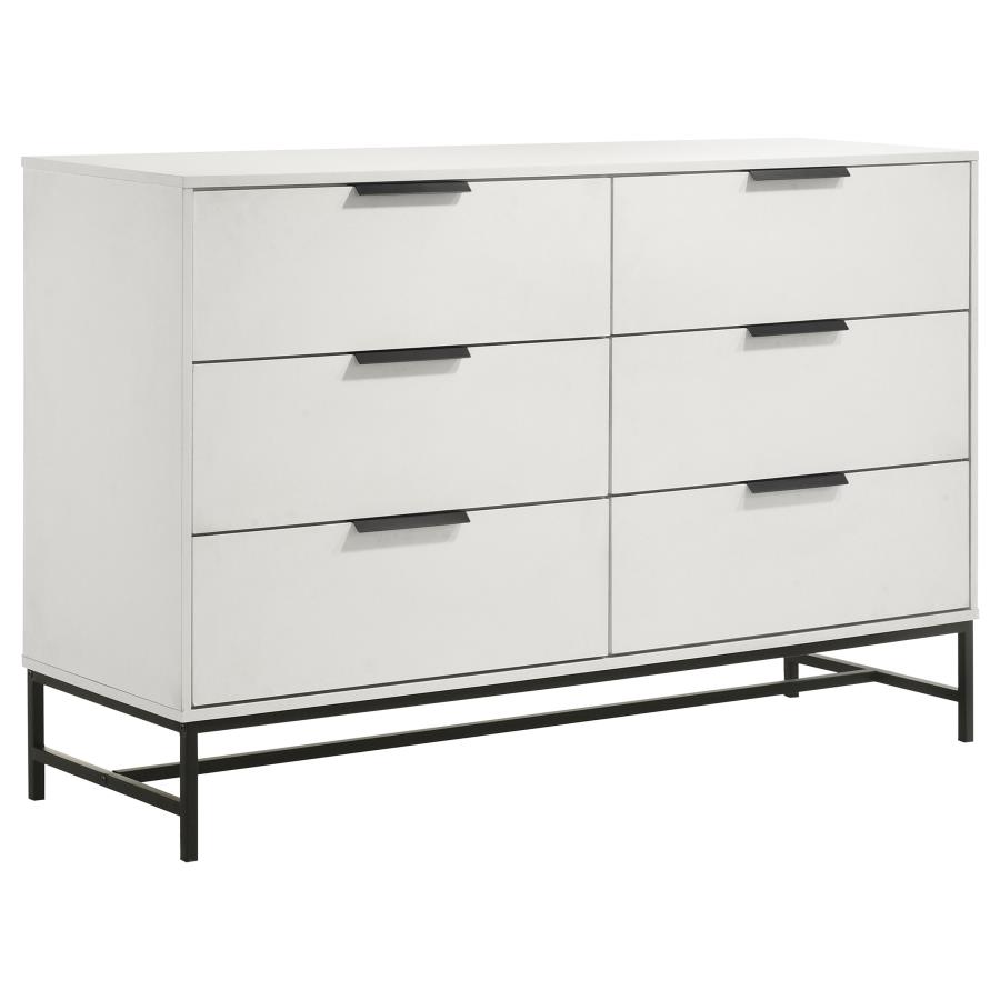 Sonora 5-piece Eastern King Bedroom Set White view 7