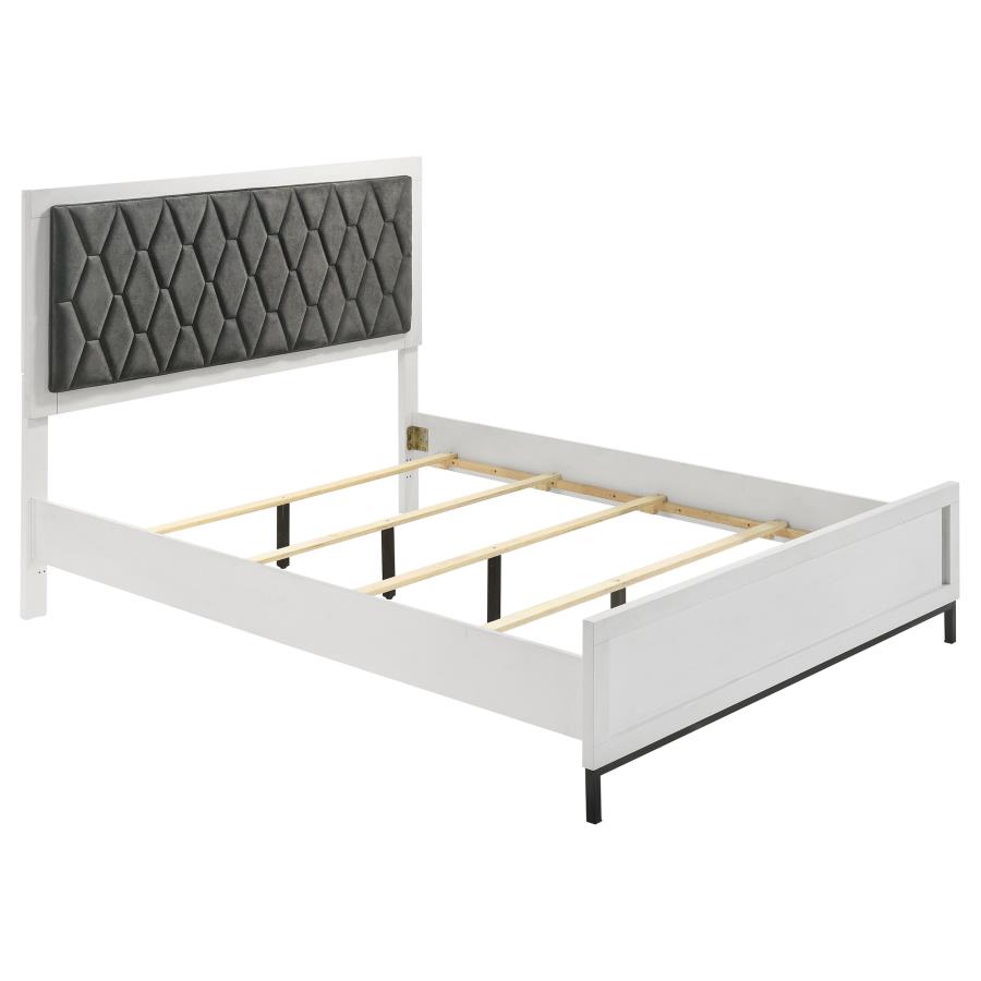 Sonora 4-piece Queen Bedroom Set White view 3