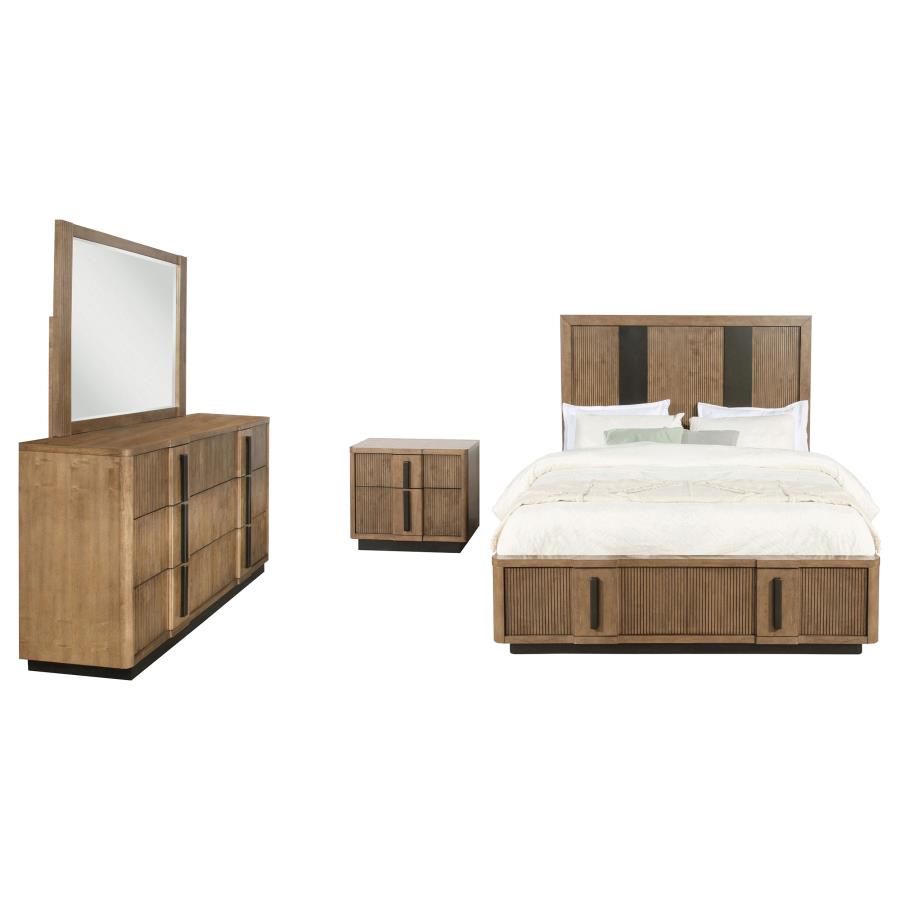 Terrace 4-piece Eastern King Bedroom Set Ash Brown view 2