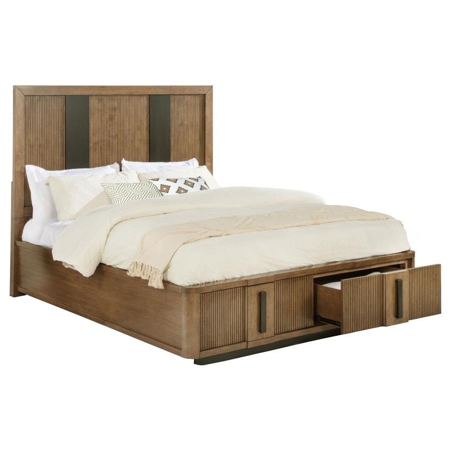 Terrace 2-drawer Eastern King Storage Bed Ash Brown view 3