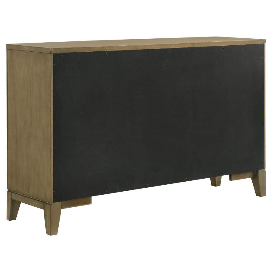 Granada 8-drawer Dresser Cabinet Natural Pine view 6