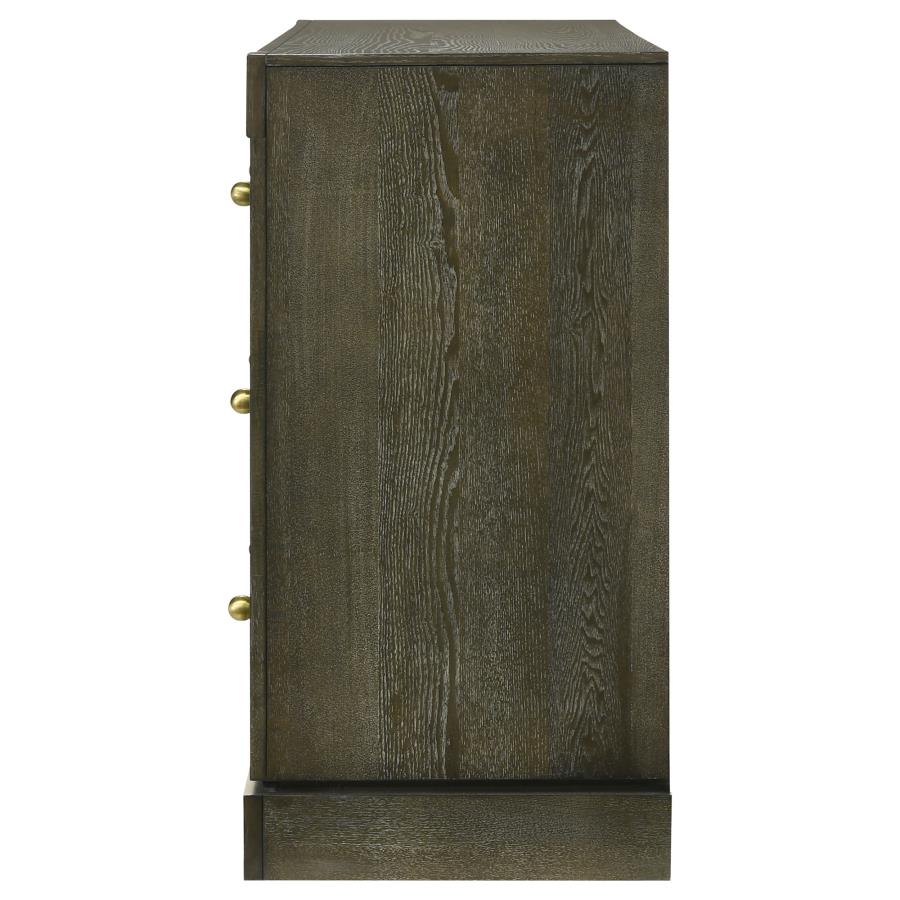 Gran Park 6-drawer Dresser Cabinet Dark Cocoa view 5