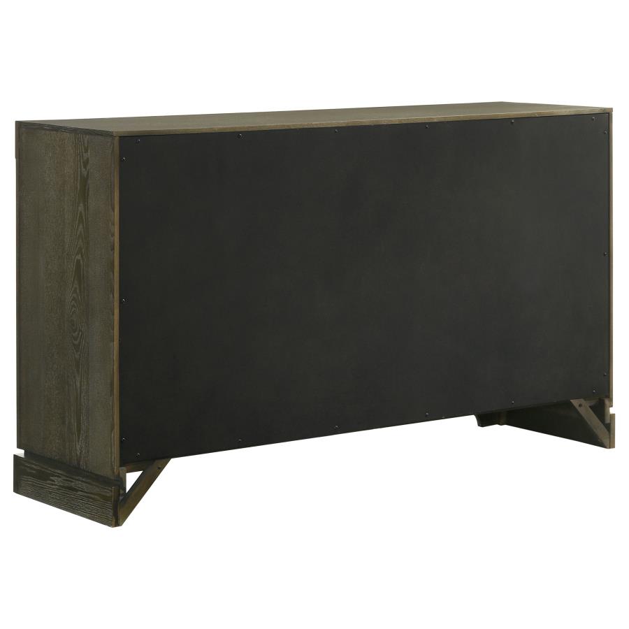 Gran Park 6-drawer Dresser Cabinet Dark Cocoa view 6