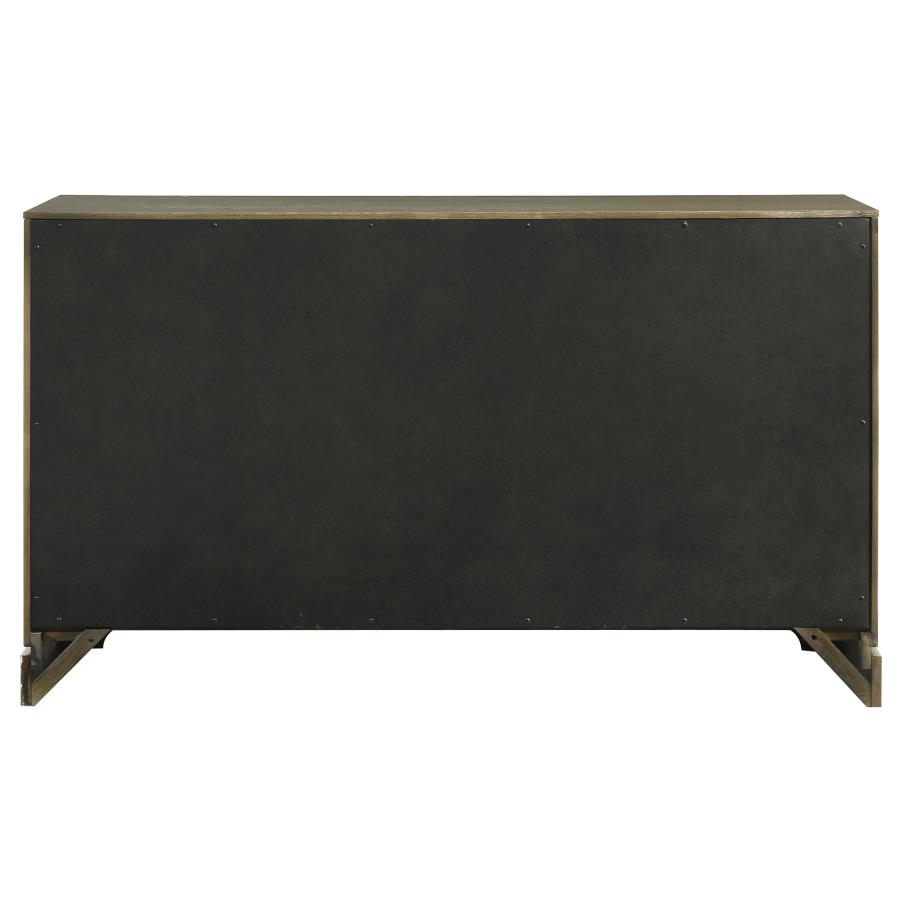Gran Park 6-drawer Dresser Cabinet Dark Cocoa view 7