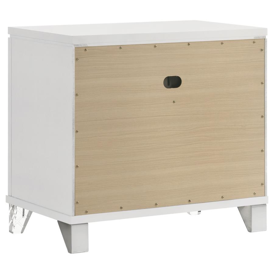 Marmore 5-piece Queen Bedroom Set White view 6