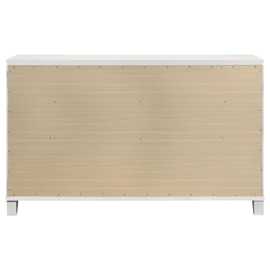 Marmore 9-drawer Dresser Cabinet White view 7