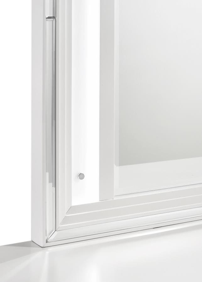 Marmore LED Dresser Mirror White view 4