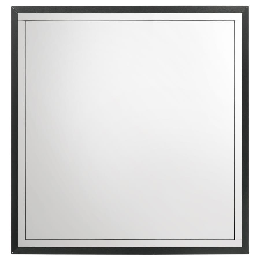 Lucia Dresser Mirror Black view 3