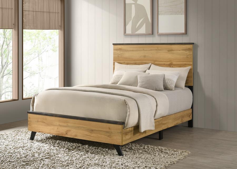 Kaywood 52-inch Full Panel Bed Natural Pine view 2