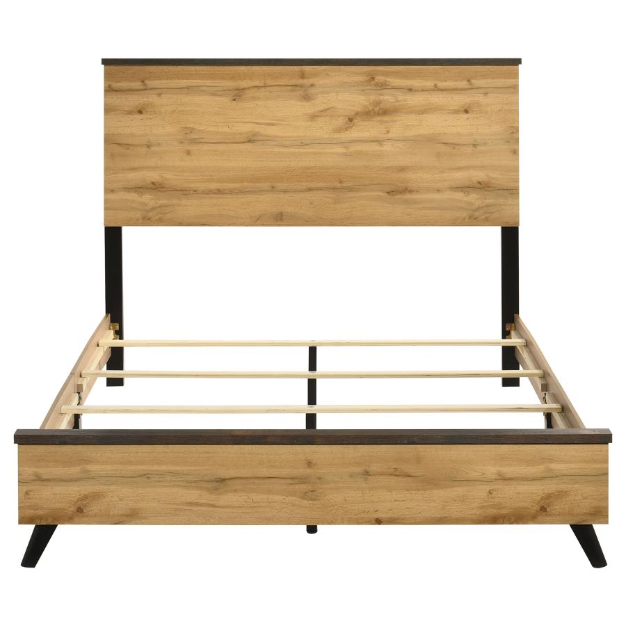 Kaywood 52-inch Queen Panel Bed Natural Pine view 4