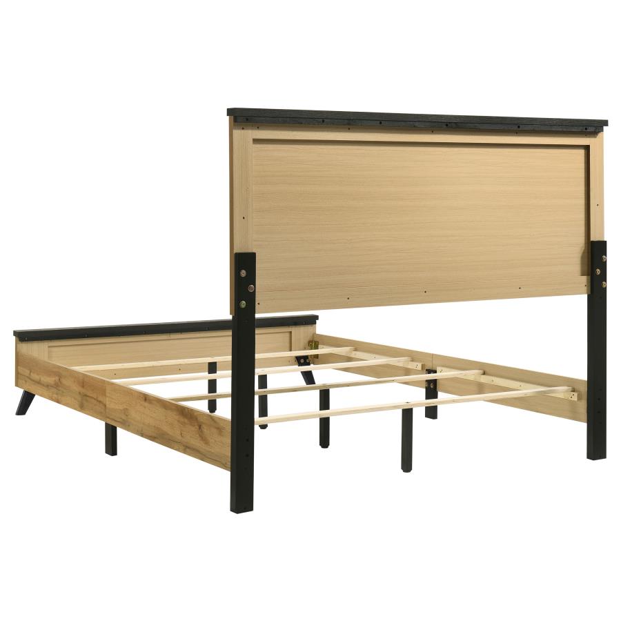 Kaywood 52-inch Queen Panel Bed Natural Pine view 5