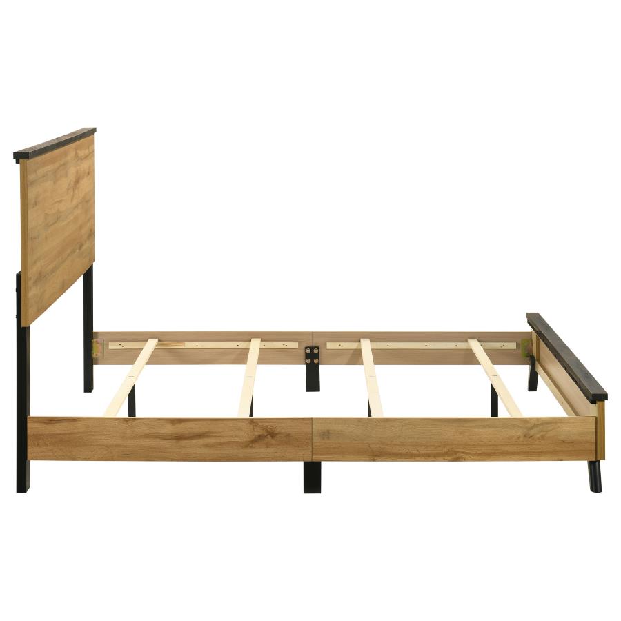 Kaywood 52-inch Queen Panel Bed Natural Pine view 6