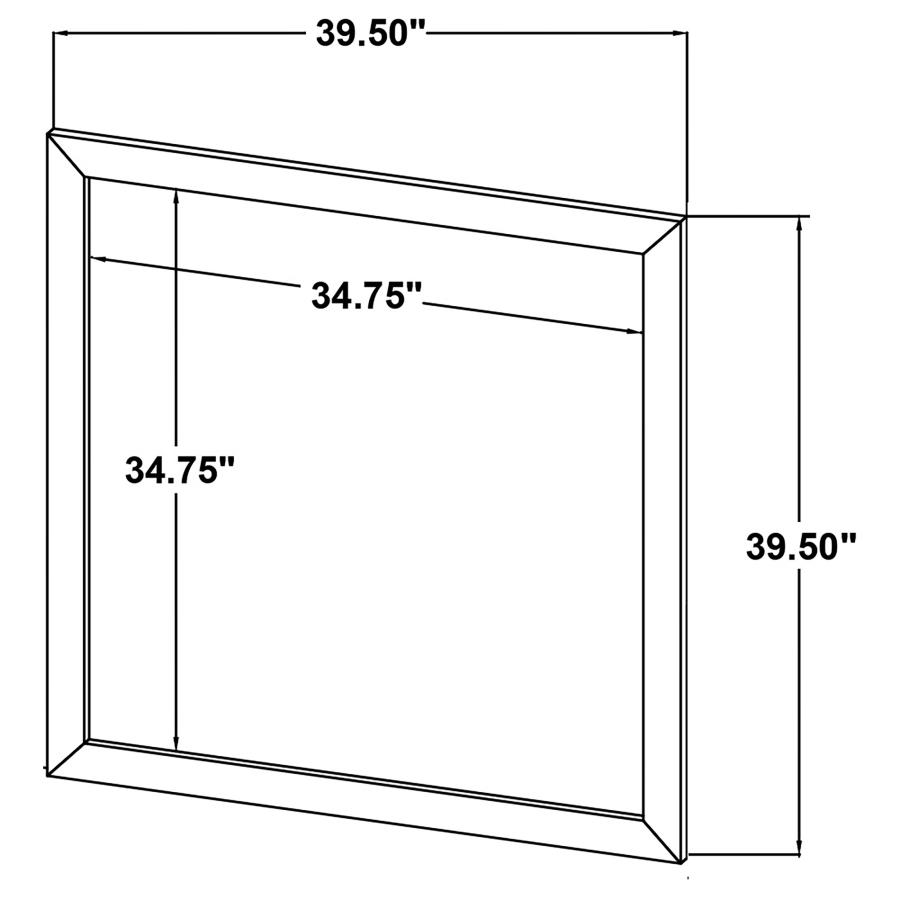 Kaywood Dresser Mirror Natural Pine view 5