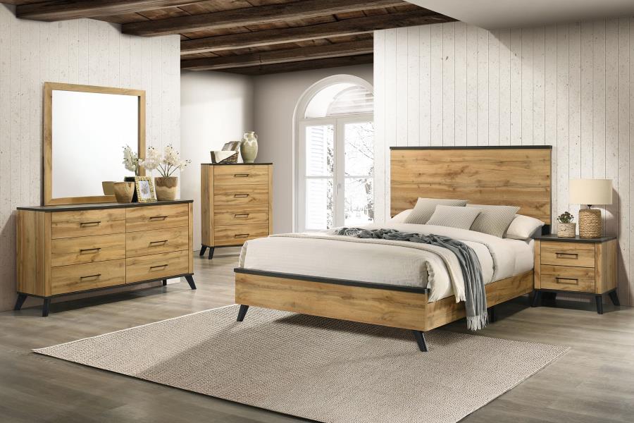 Kaywood Dresser Mirror Natural Pine view 6