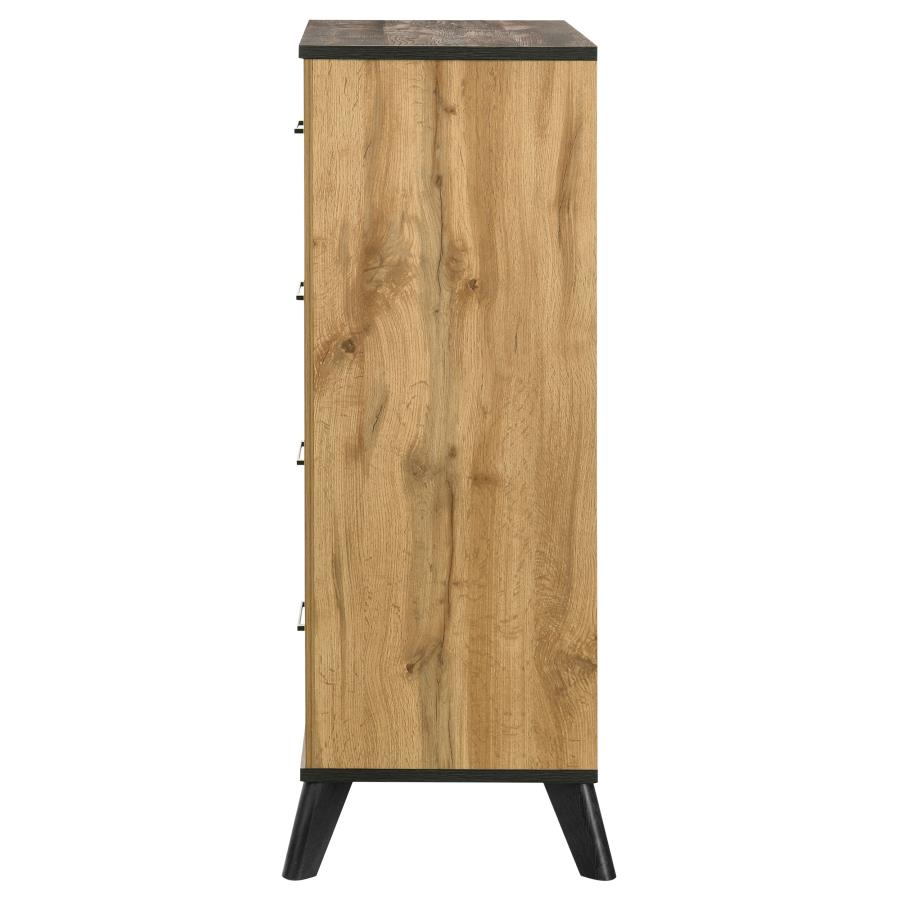 Kaywood 4-drawer Bedroom Chest of Drawers Natural Pine view 5