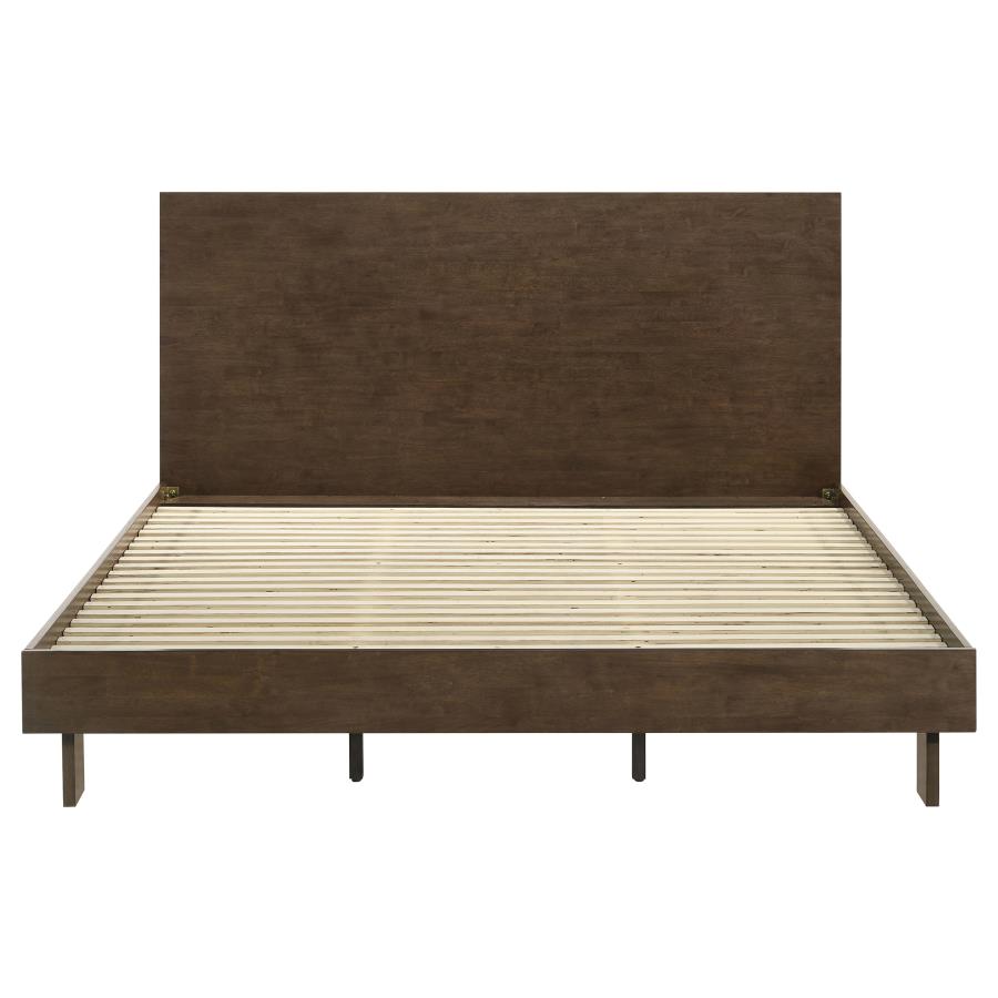 Glenwood 48-inch Eastern King Platform Panel Bed Warm Brown view 4