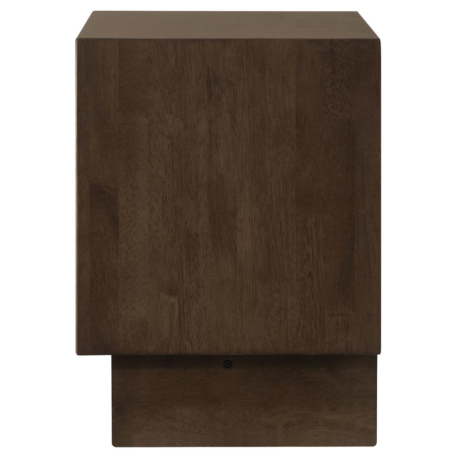 Glenwood 2-drawer Nightstand Bedside Table Warm Brown view 5