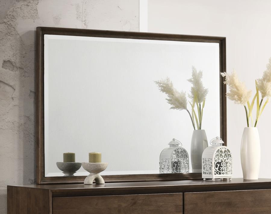 Glenwood Dresser Mirror Warm Brown view 2