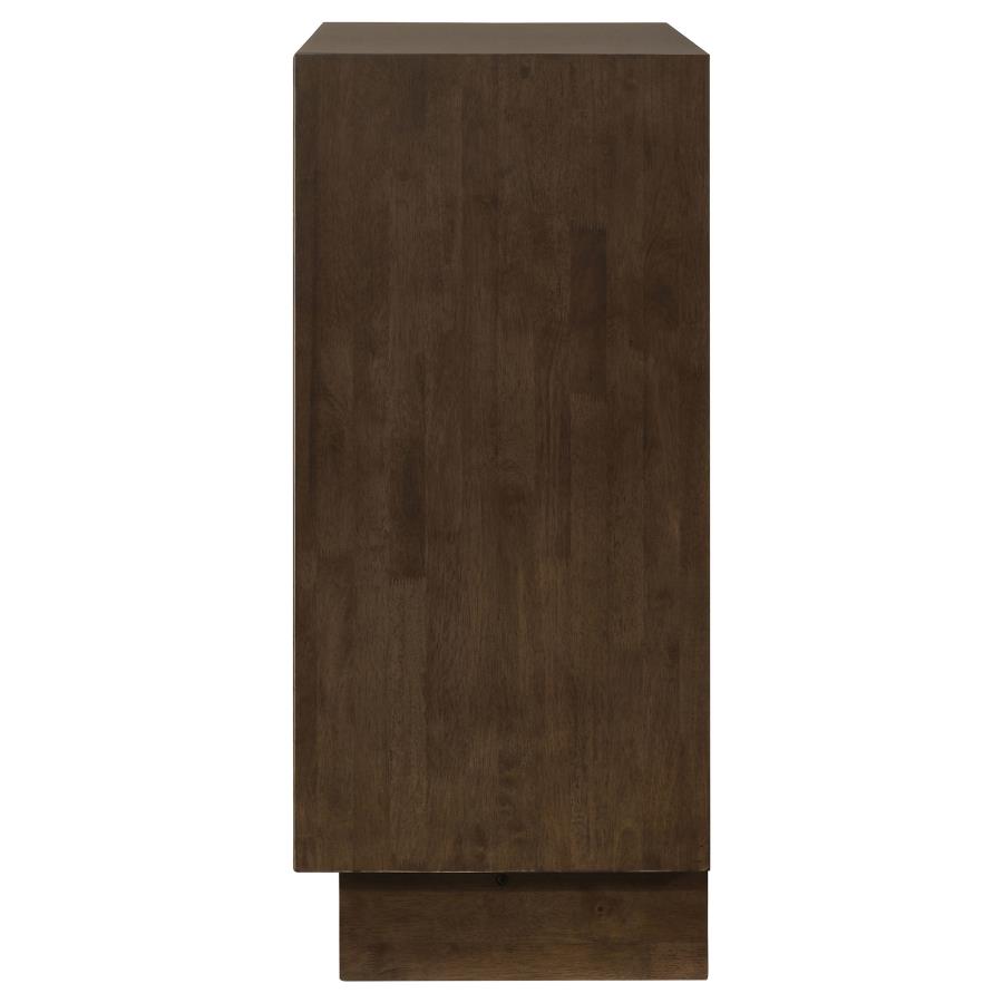 Glenwood 4-drawer Chest of Drawers Warm Brown view 5