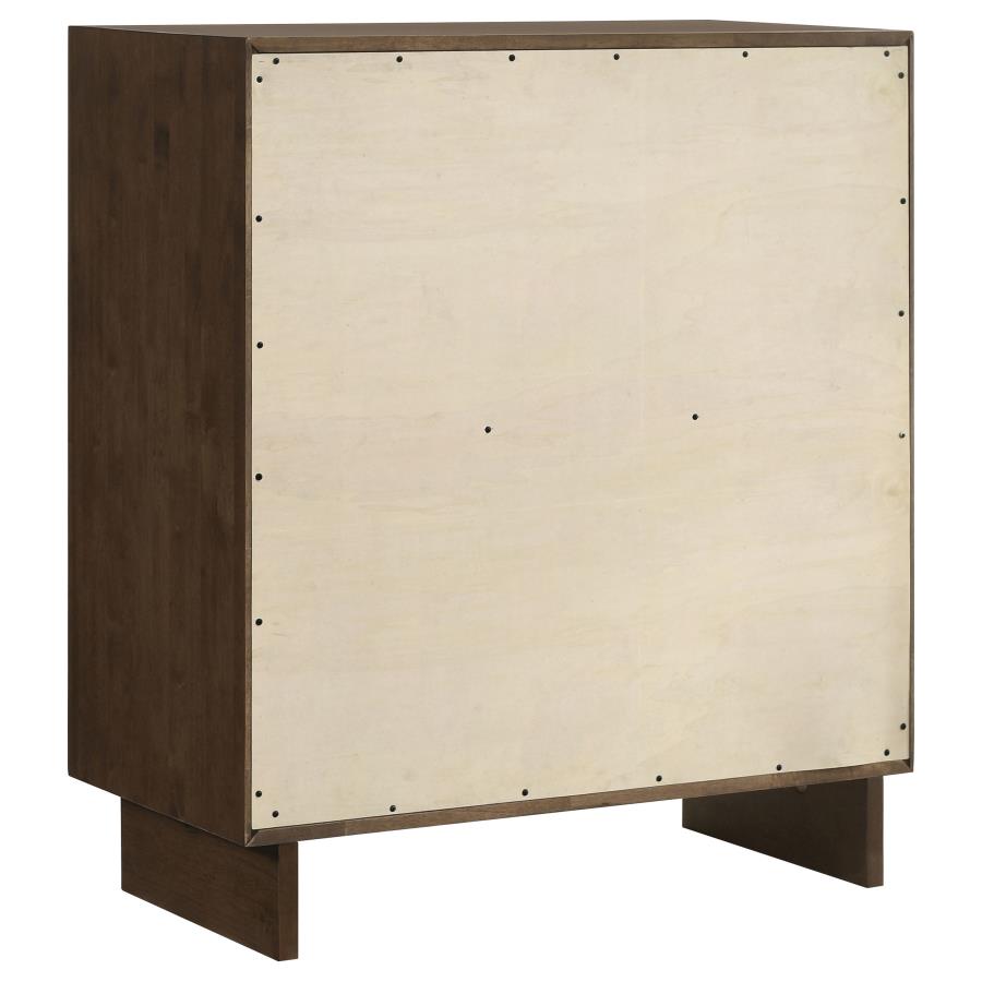 Glenwood 4-drawer Chest of Drawers Warm Brown view 6