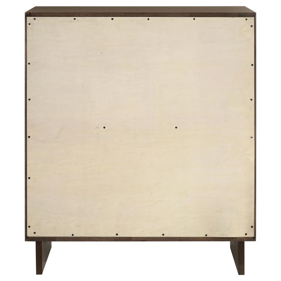 Glenwood 4-drawer Chest of Drawers Warm Brown view 7