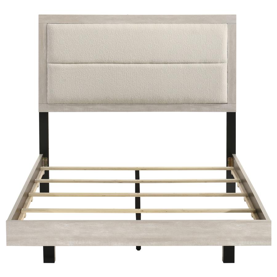 Trenton 54-inch Wood Full Panel Bed Rustic Cream view 4