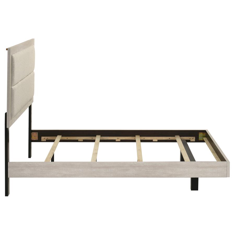 Trenton 54-inch Wood Full Panel Bed Rustic Cream view 6