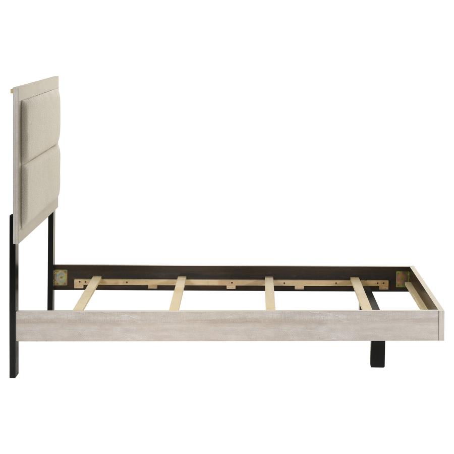 Trenton 54-inch Wood Twin Panel Bed Rustic Cream view 6