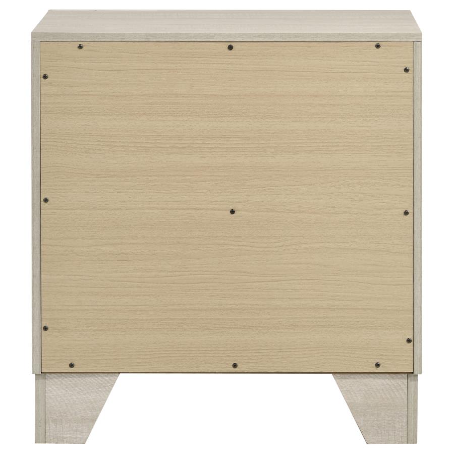 Trenton 2-drawer Nightstand Bedside Table Rustic Cream view 7