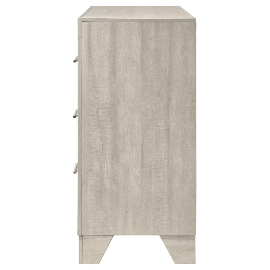 Trenton 6-drawer Bedroom Dresser Rustic Cream view 5