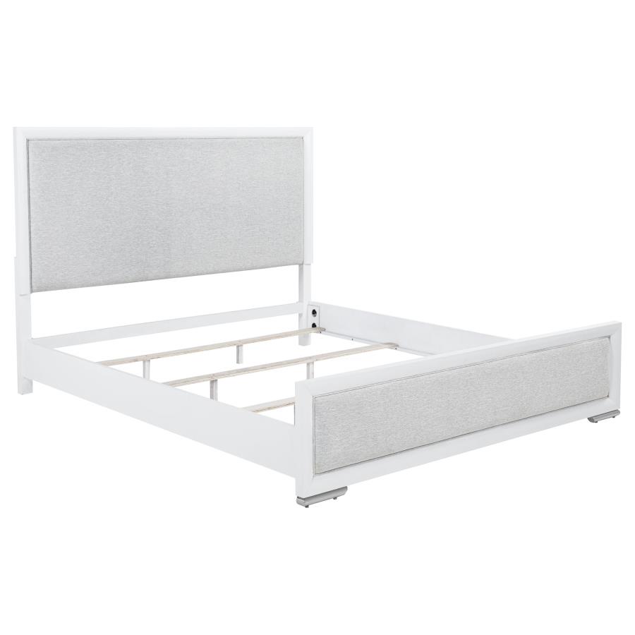 Gracemont 4-piece Eastern King Bedroom Set White view 3