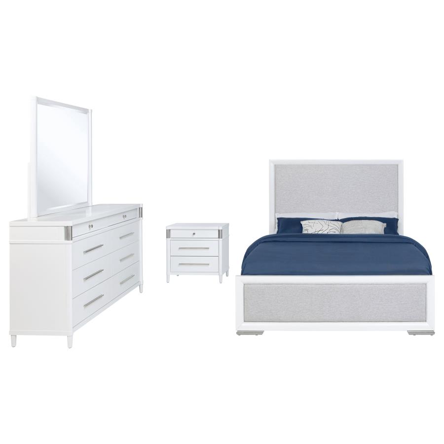 Gracemont 4-piece Queen Bedroom Set White view 2