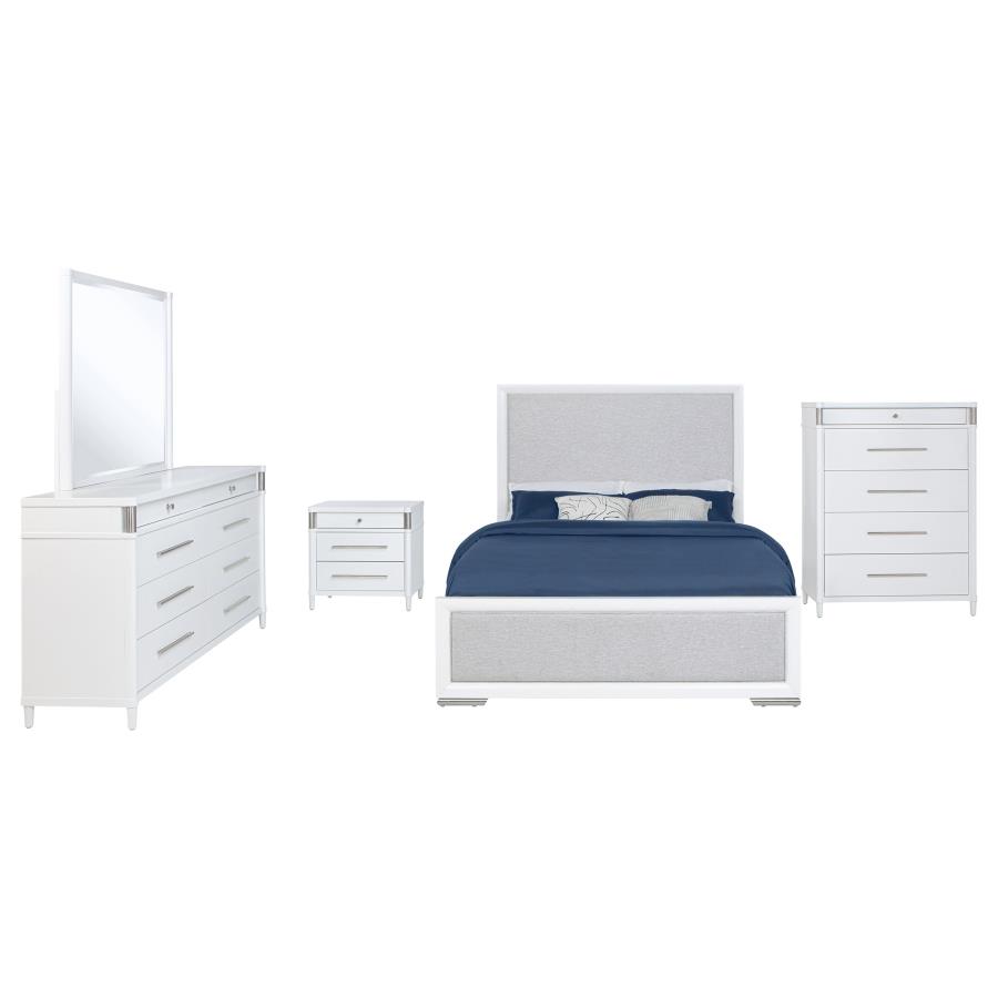 Gracemont 5-piece Queen Bedroom Set White view 2