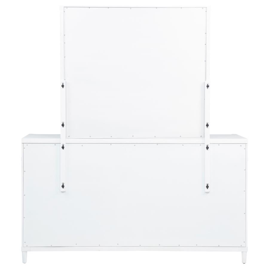 Gracemont 8-drawer Bedroom Dresser with Mirror White view 7