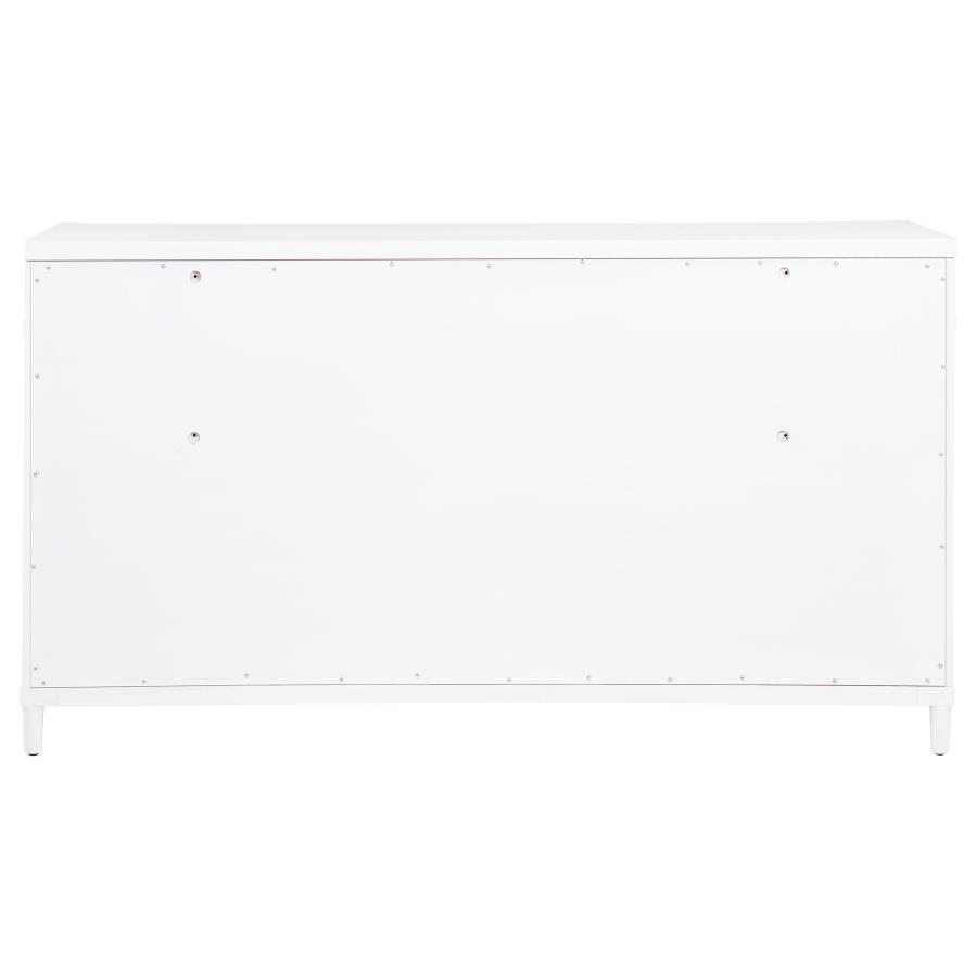 Gracemont 8-drawer Bedroom Dresser Cabinet White view 7