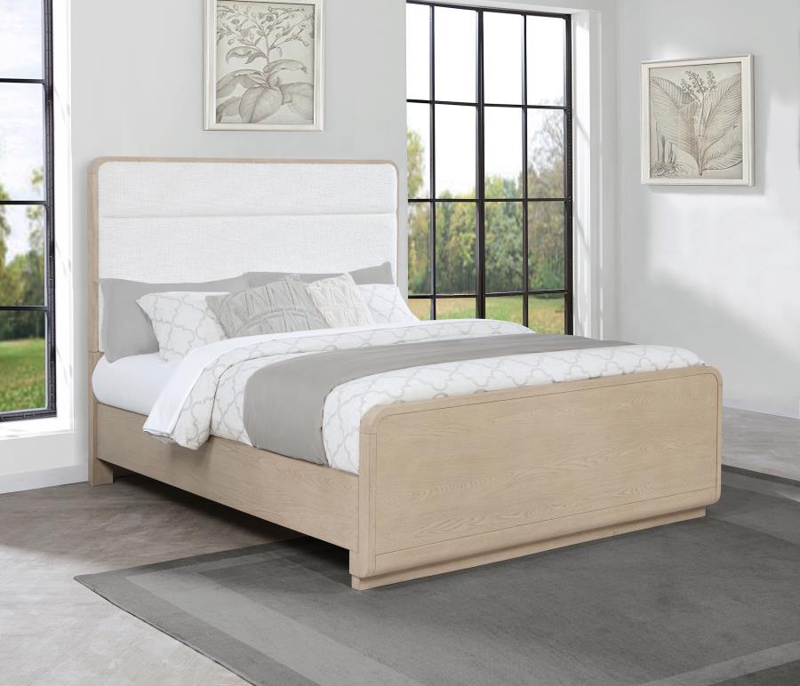 Ladera 56-inch Queen Panel Bed Light Elm view 2