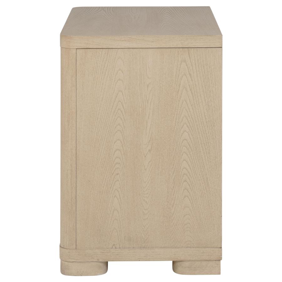 Ladera 2-drawer Nightstand Bedside Table Light Elm view 5