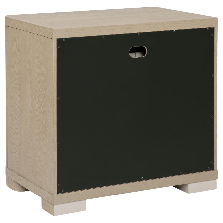 Ladera 2-drawer Nightstand Bedside Table Light Elm view 6