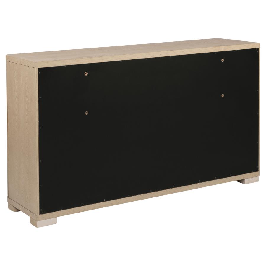 Ladera 6-drawer Bedroom Dresser Light Elm view 6