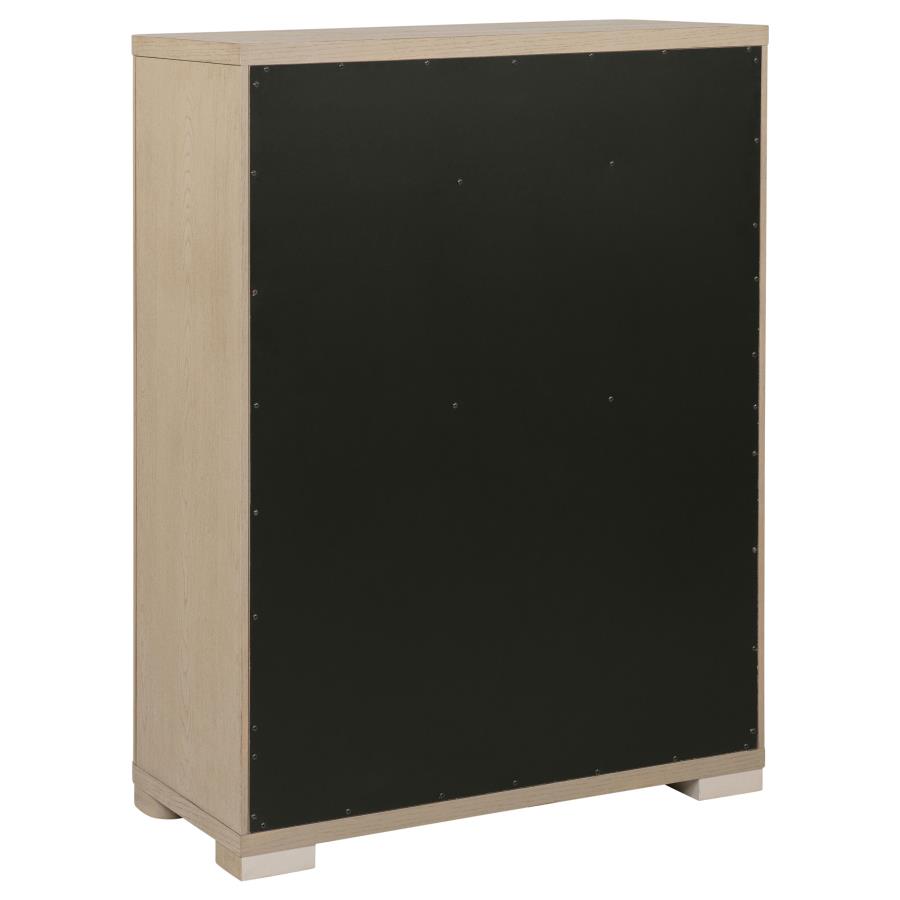 Ladera 5-drawer Bedroom Chest of Drawers Light Elm view 6