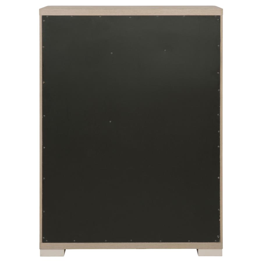 Ladera 5-drawer Bedroom Chest of Drawers Light Elm view 7