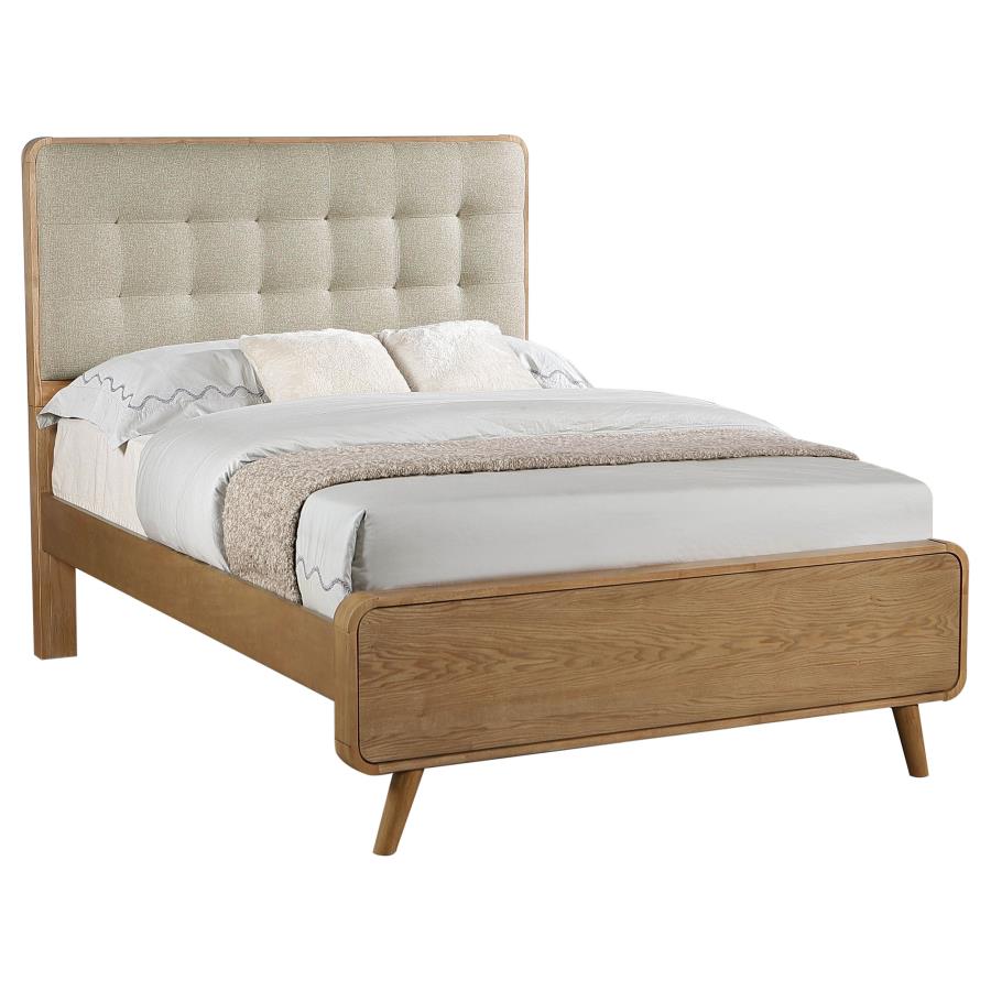 Robyn Wood Full Platform Bed Light Ash view 3