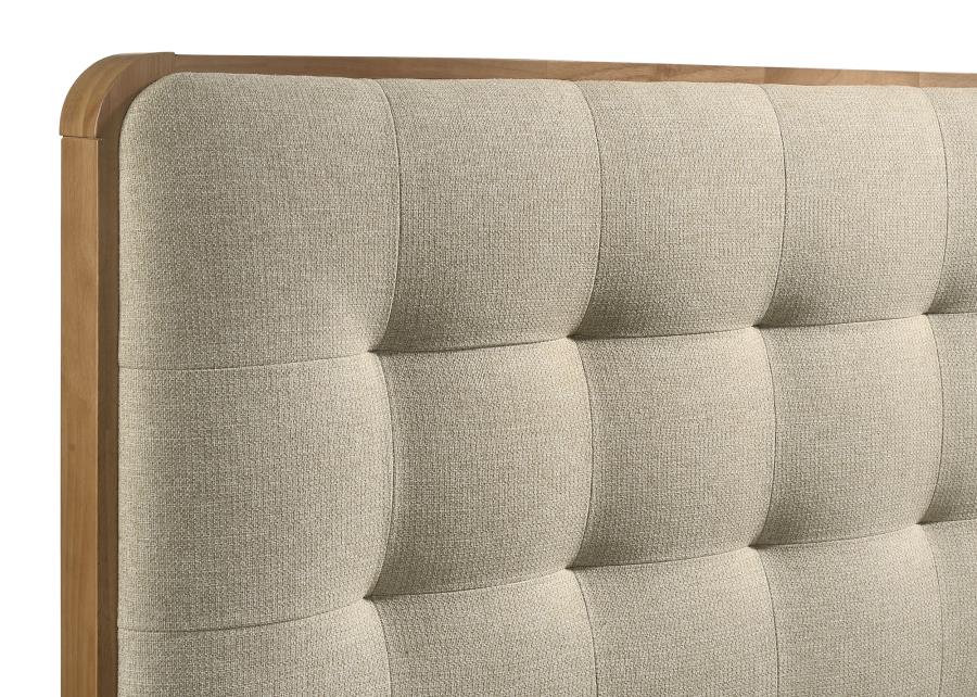 Robyn Wood Full Platform Bed Light Ash view 7